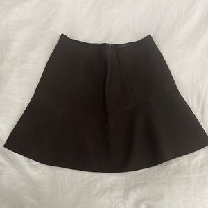 J crew black mini skirt sz0